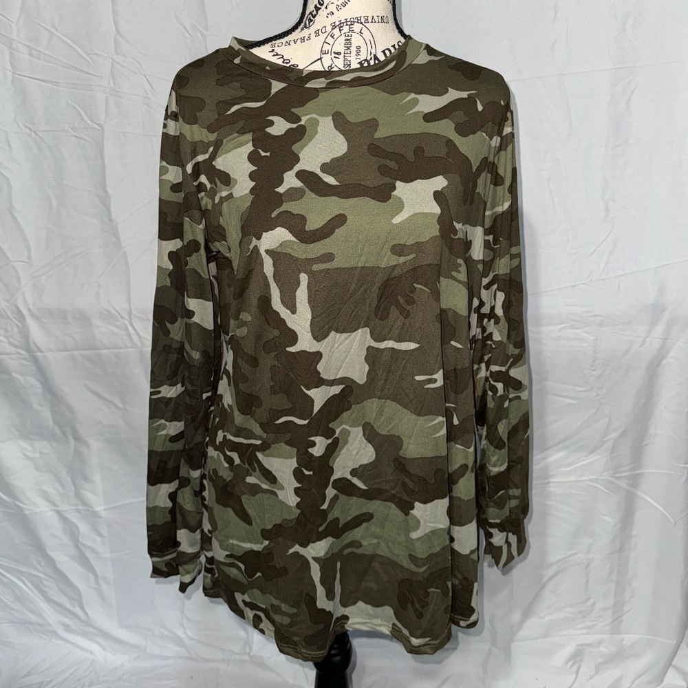 Long Sleeve Camouflage Shirt